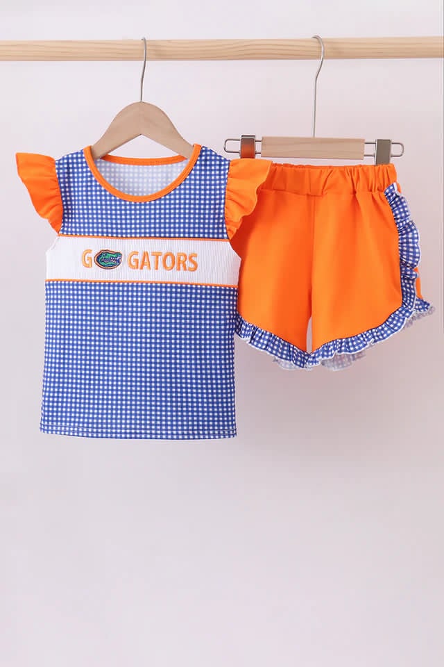 Go Gators Short Set Girls