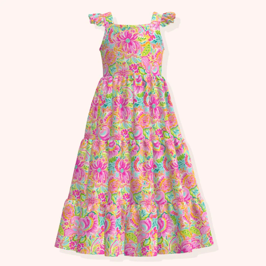 Pete + Lucy Tropical Escape Girls Dress