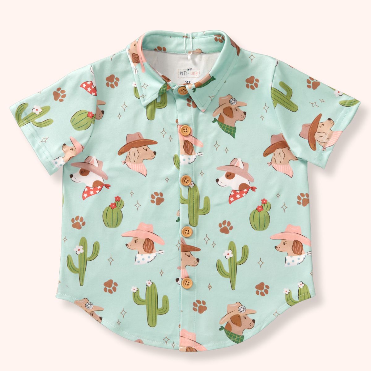 Pete + Lucy Howdy Hounds Short Sleeve Shirt