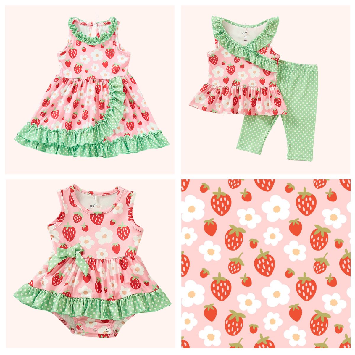 Pete + Lucy So Berrylicious Capri Set