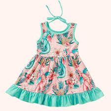 Pete + Lucy Ember Wings Short Sleeve Dress