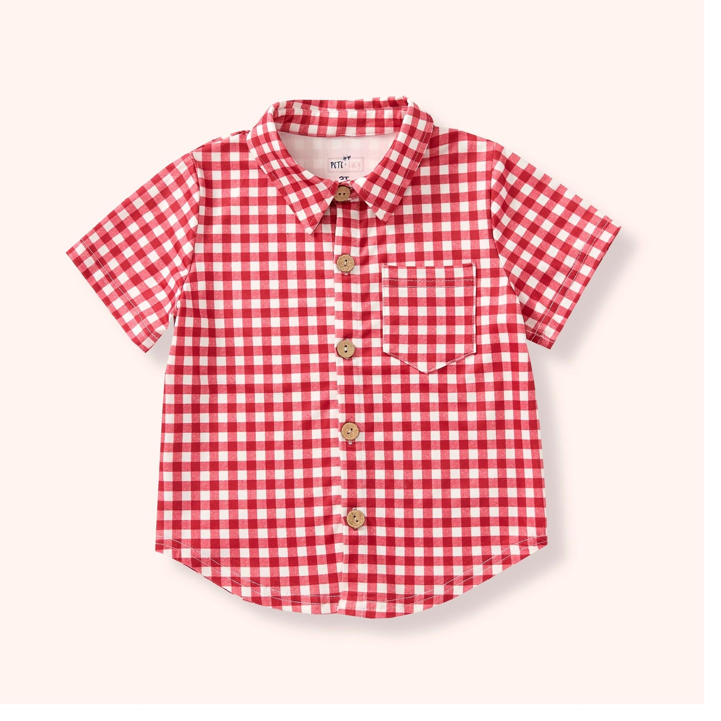 Pete + Lucy Gingham Picnic Boy Shirt