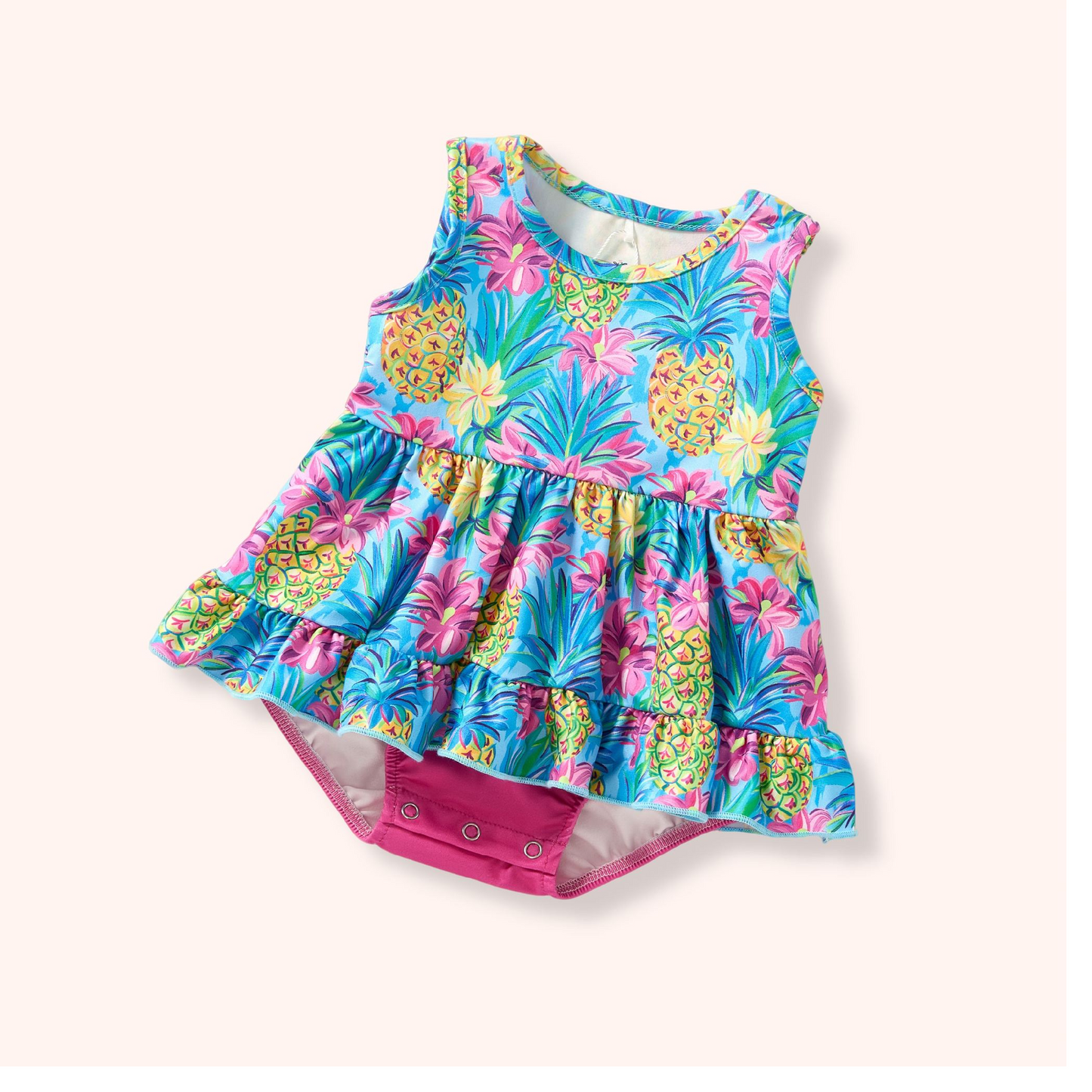 Pete + Lucy Preppy Pineapples Romper