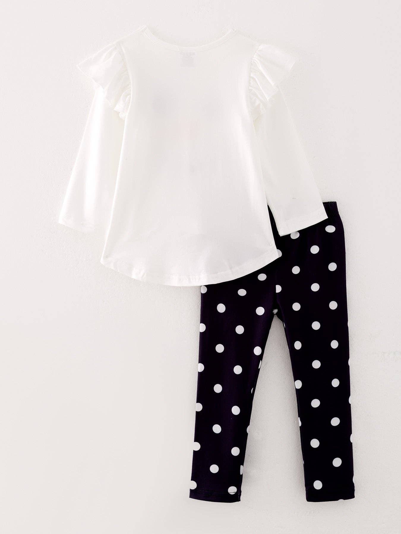 Christmas Girls Believe Milk Silk Print Set