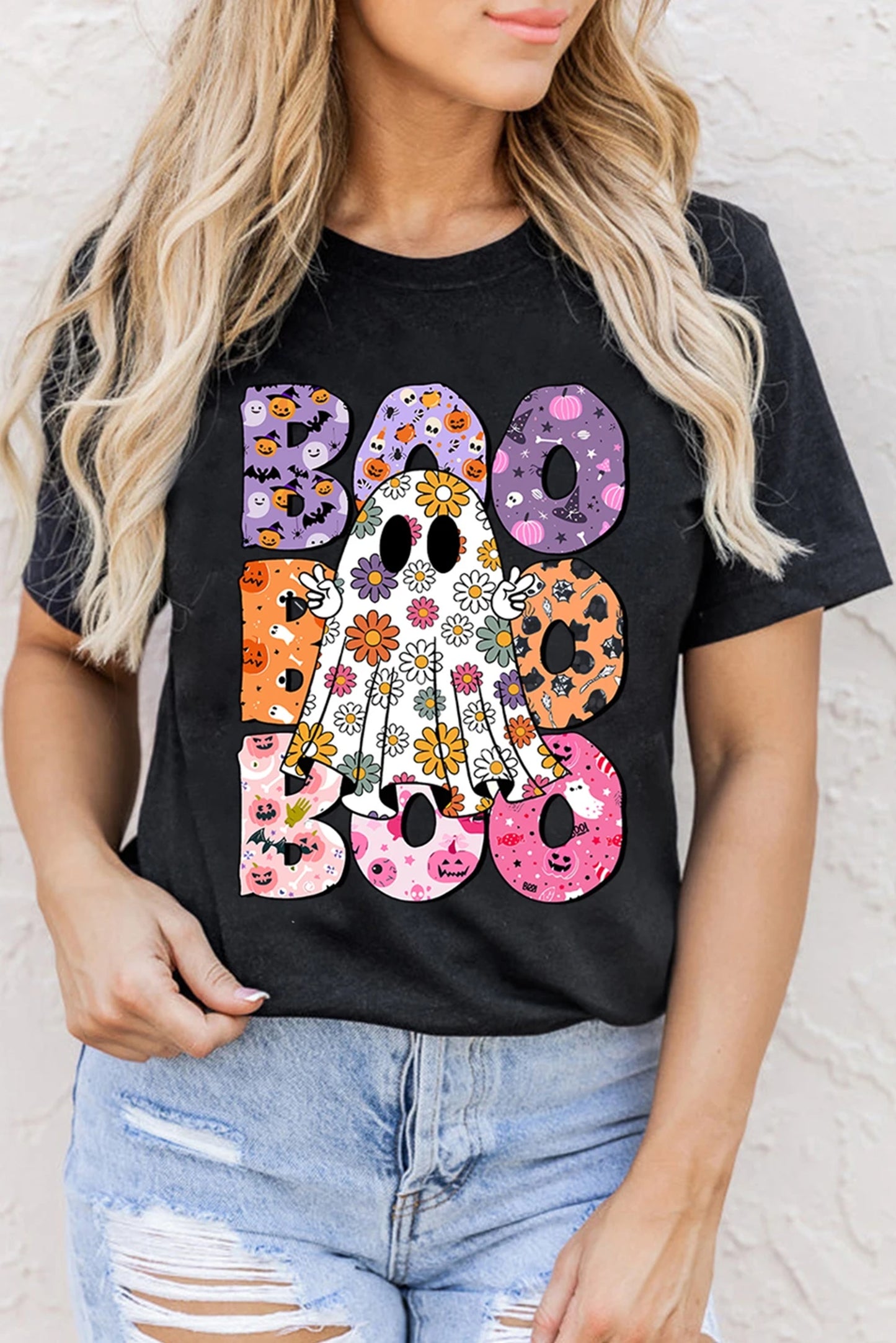 Boo Ghost Halloween Tshirt