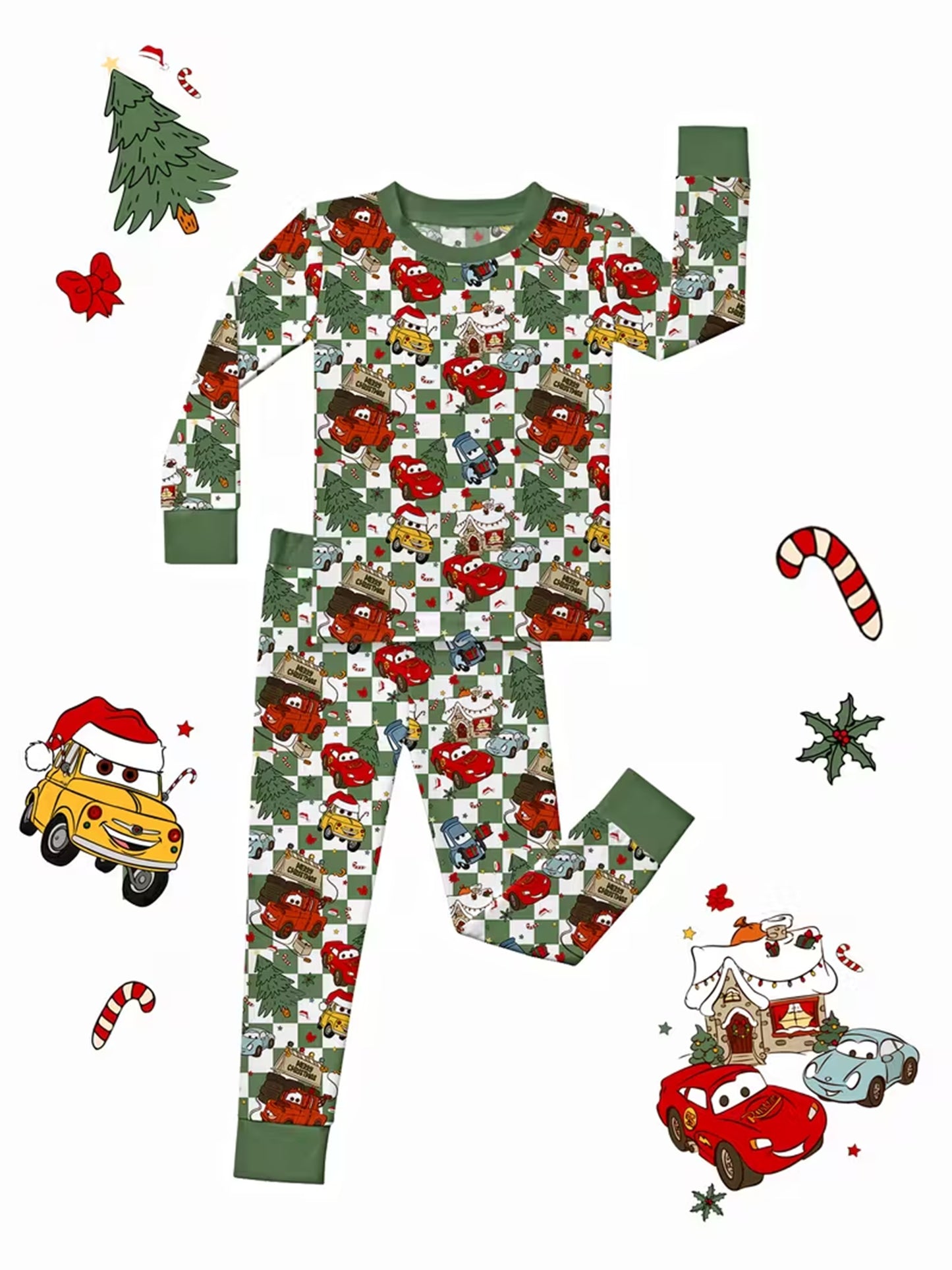Bamboo Christmas Car Loungewear