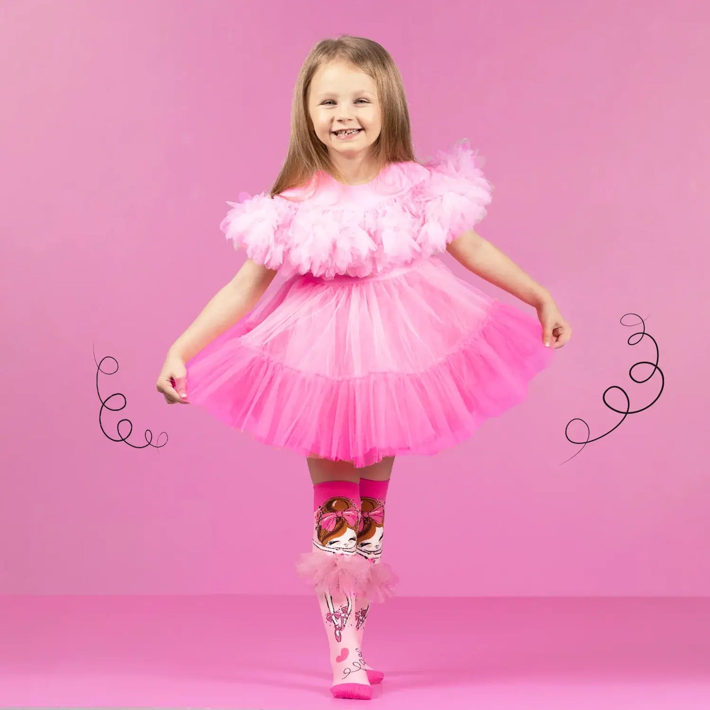 BALLERINA SOCKS
: Toddler Size Ages 3-5