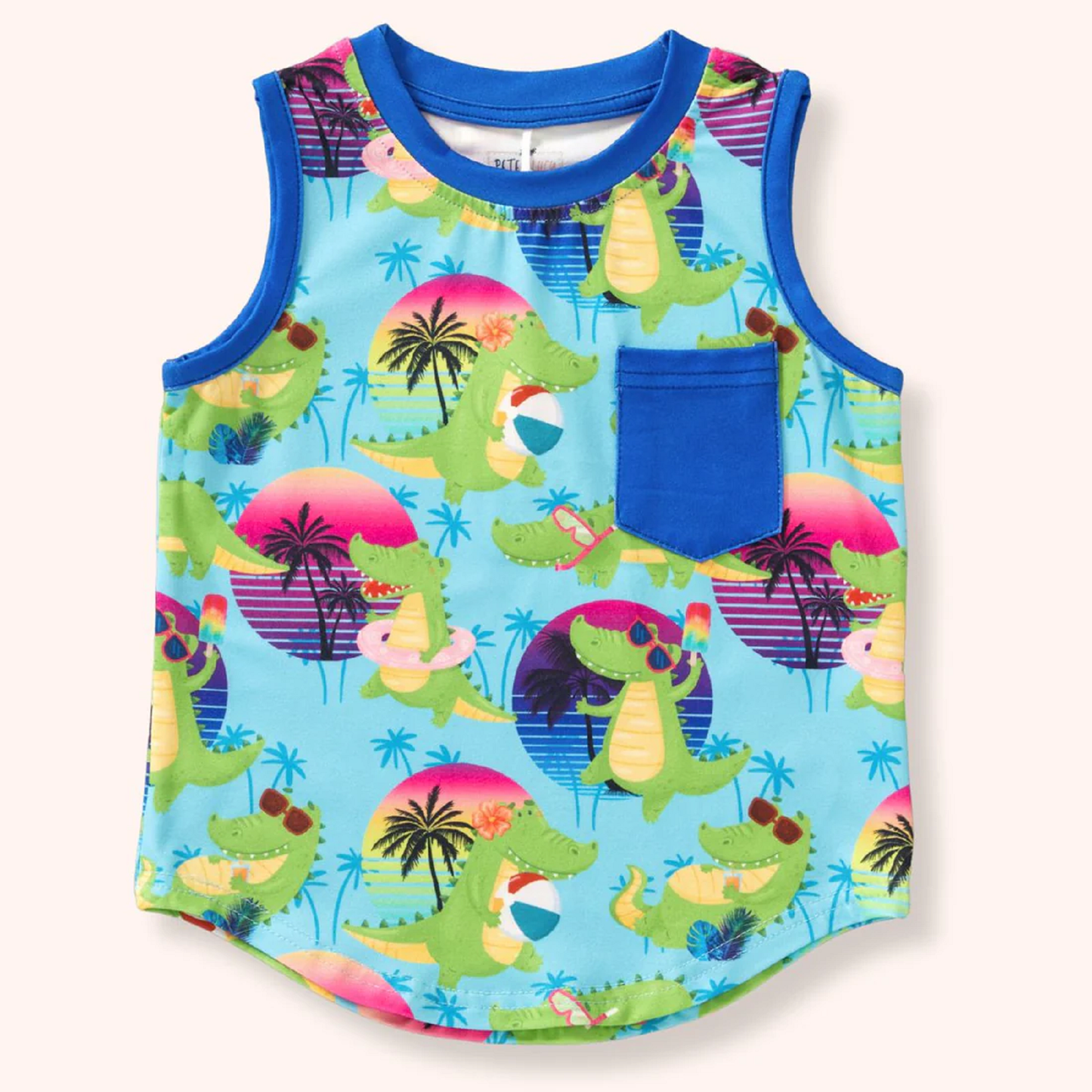 Pete + Lucy Gator Groove Short Sleeve Top