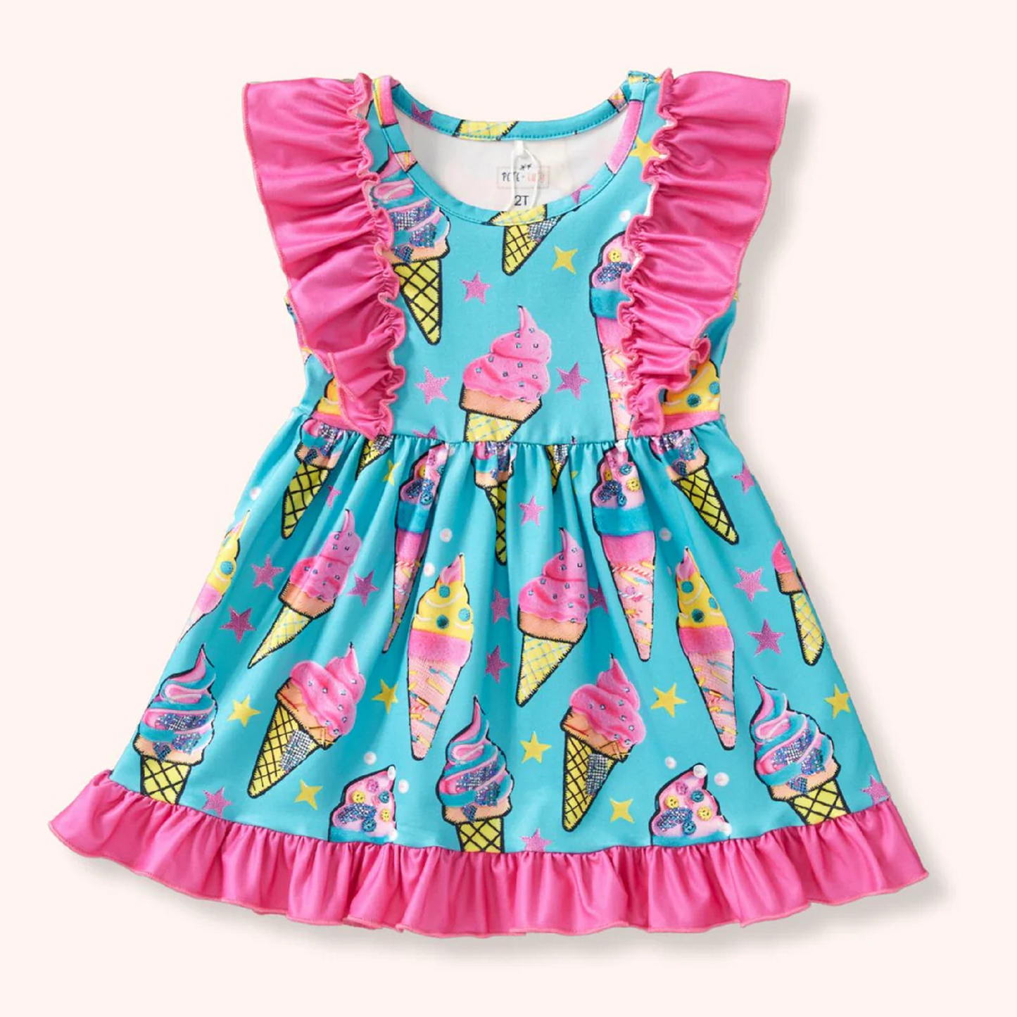 Pete + Lucy Ice Cream Dream Short Sleeve Dress