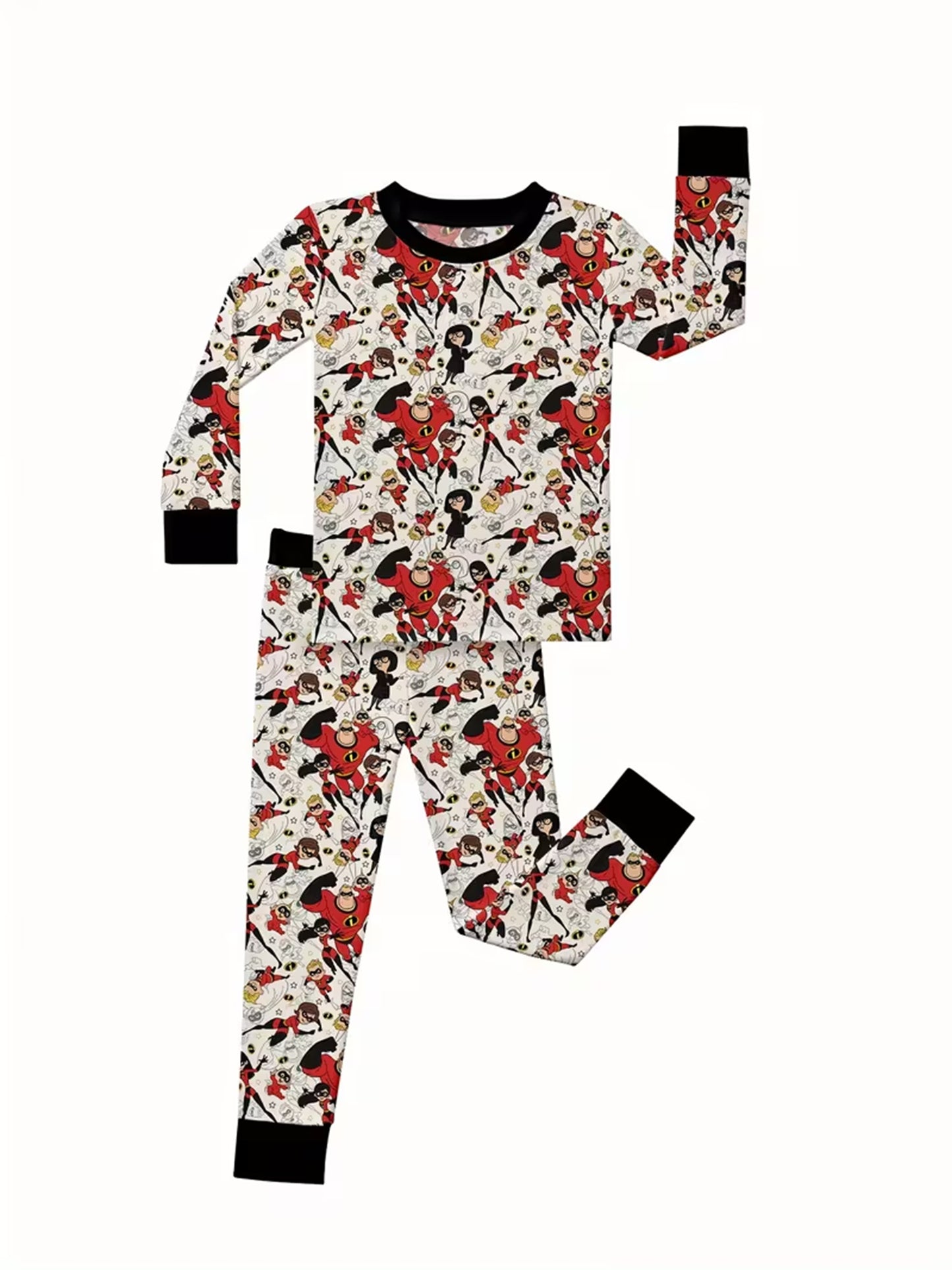 Fun Cartoon Bamboo Loungewear Set