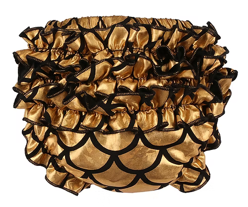 Sparkle Sisters Gold Mermaid Bloomers