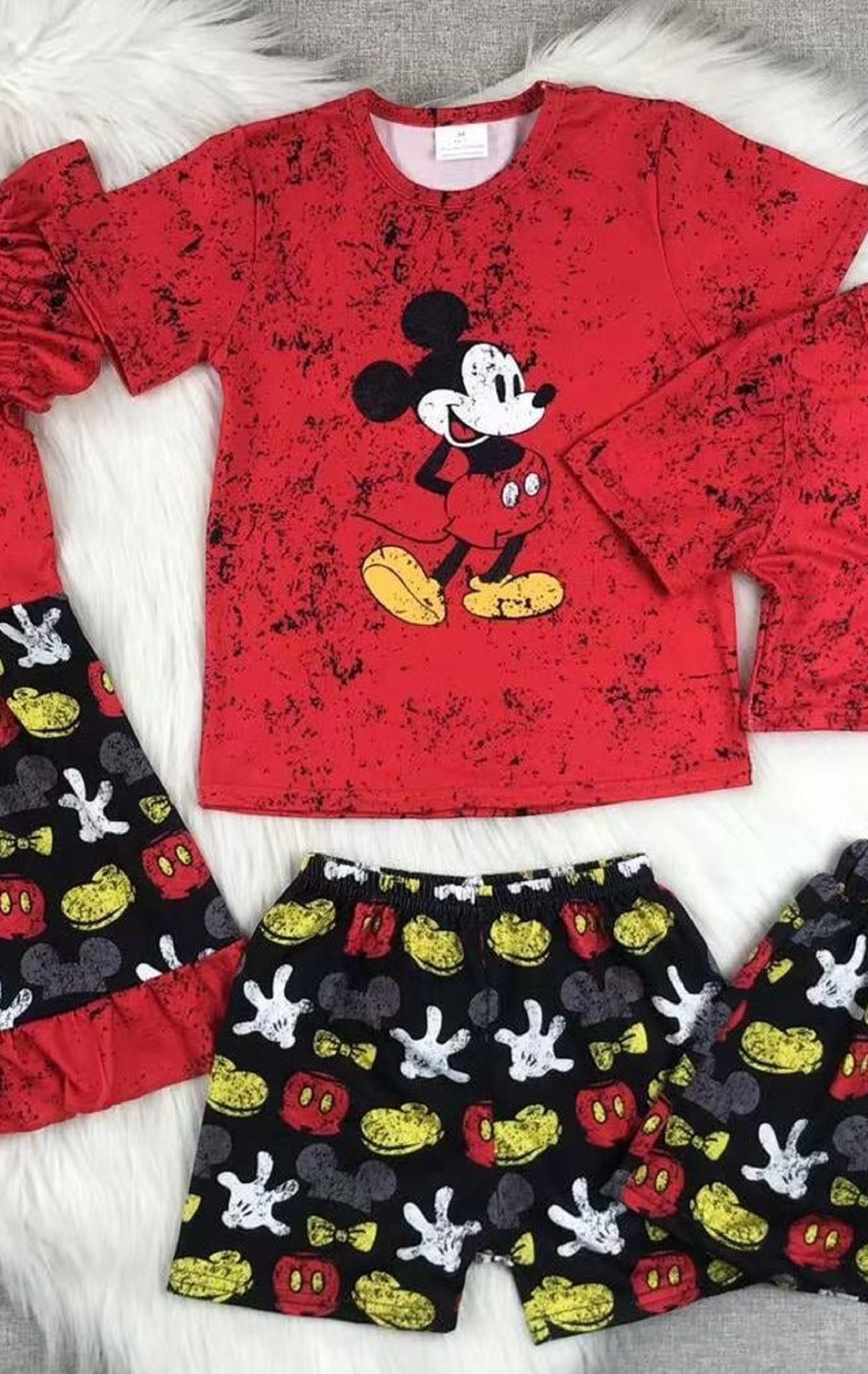 Mouse Short Sleeve Short Set