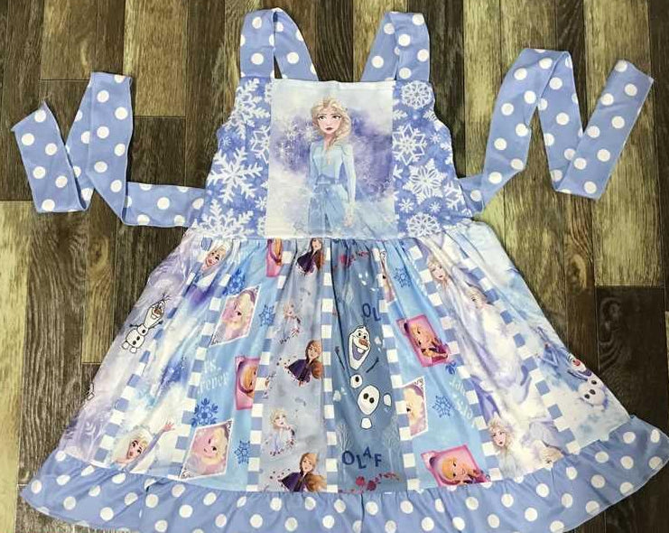 Blue Ice Princess Twirl Dress