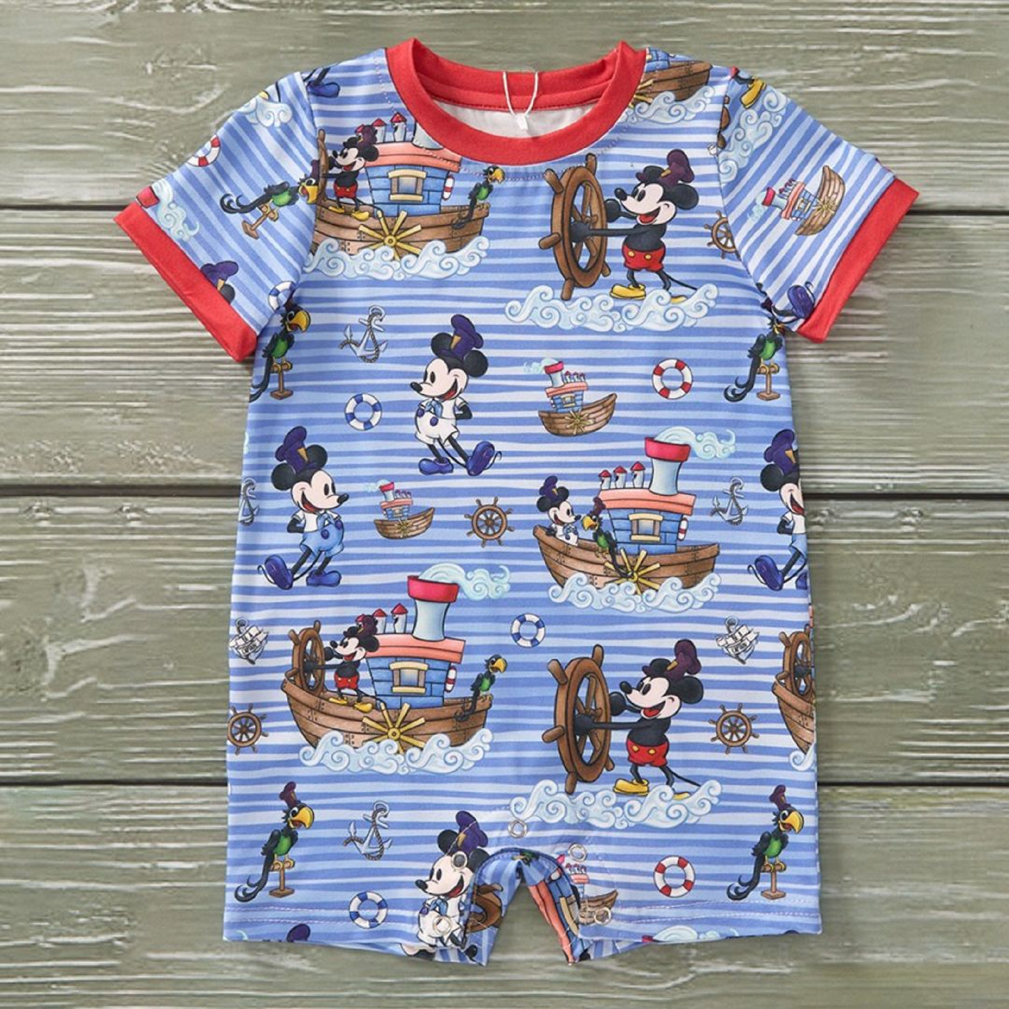 Pete + Lucy Steamboat Captain Romper