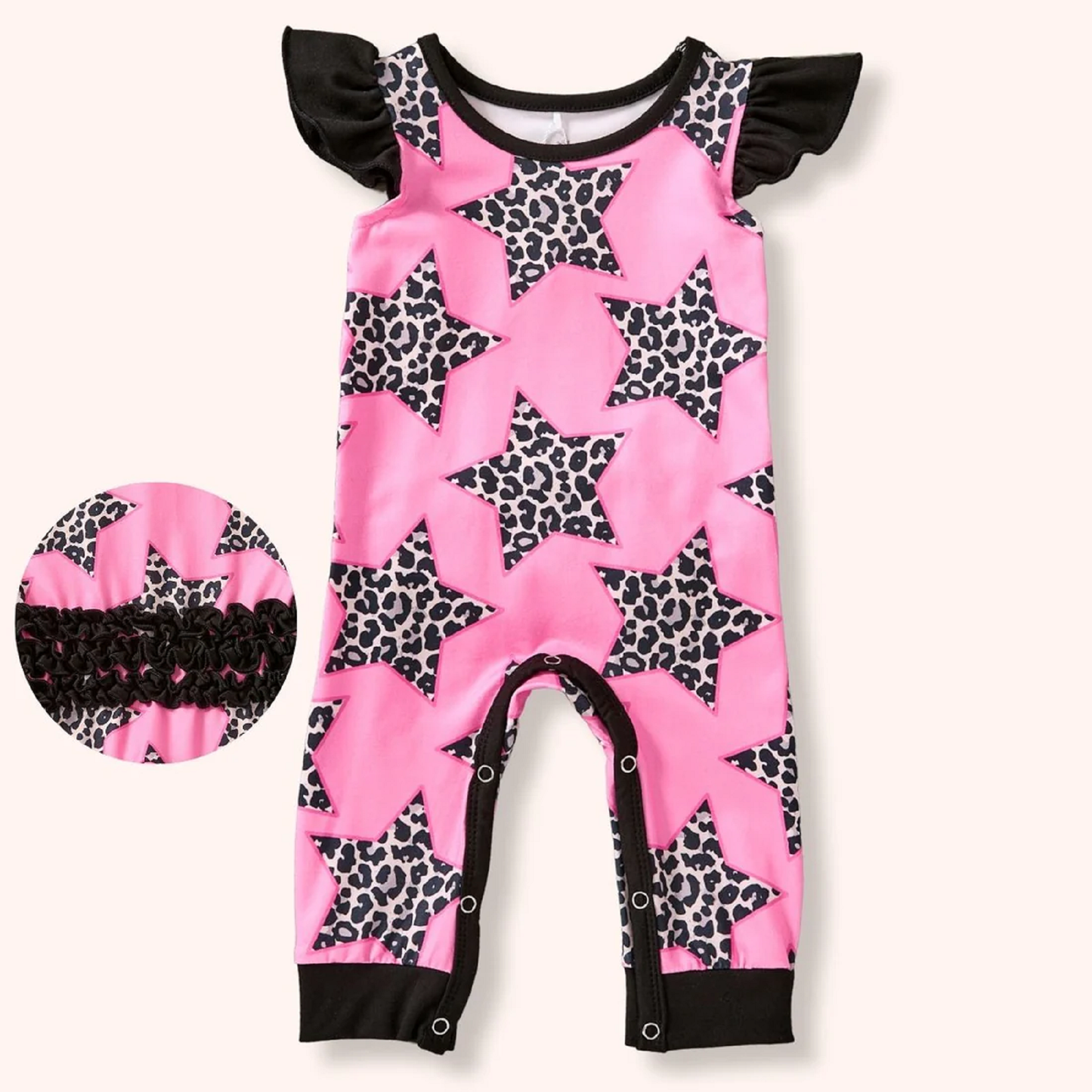 Pete + Lucy Wild Starlet Short Sleeve Romper