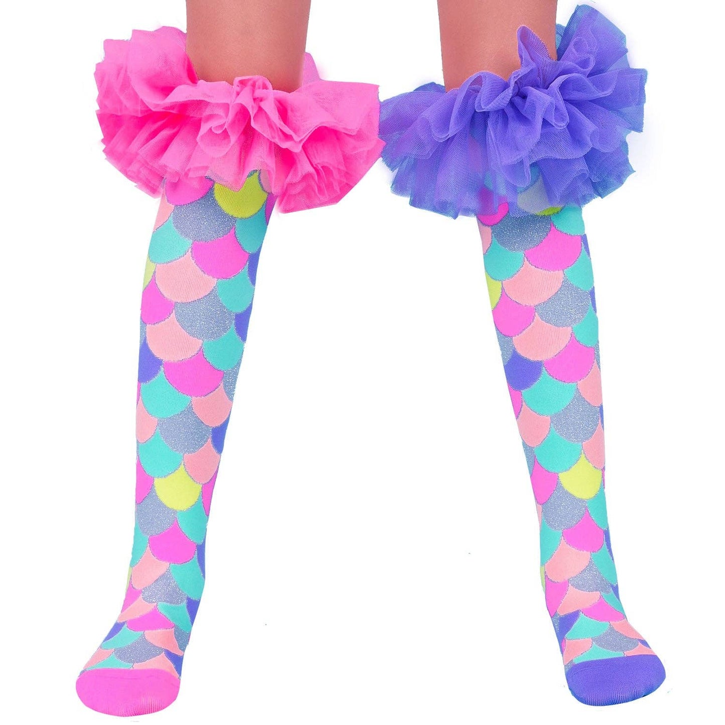 MERMAID FRILLS SOCKS: Kids & Adults Age 6 - 99