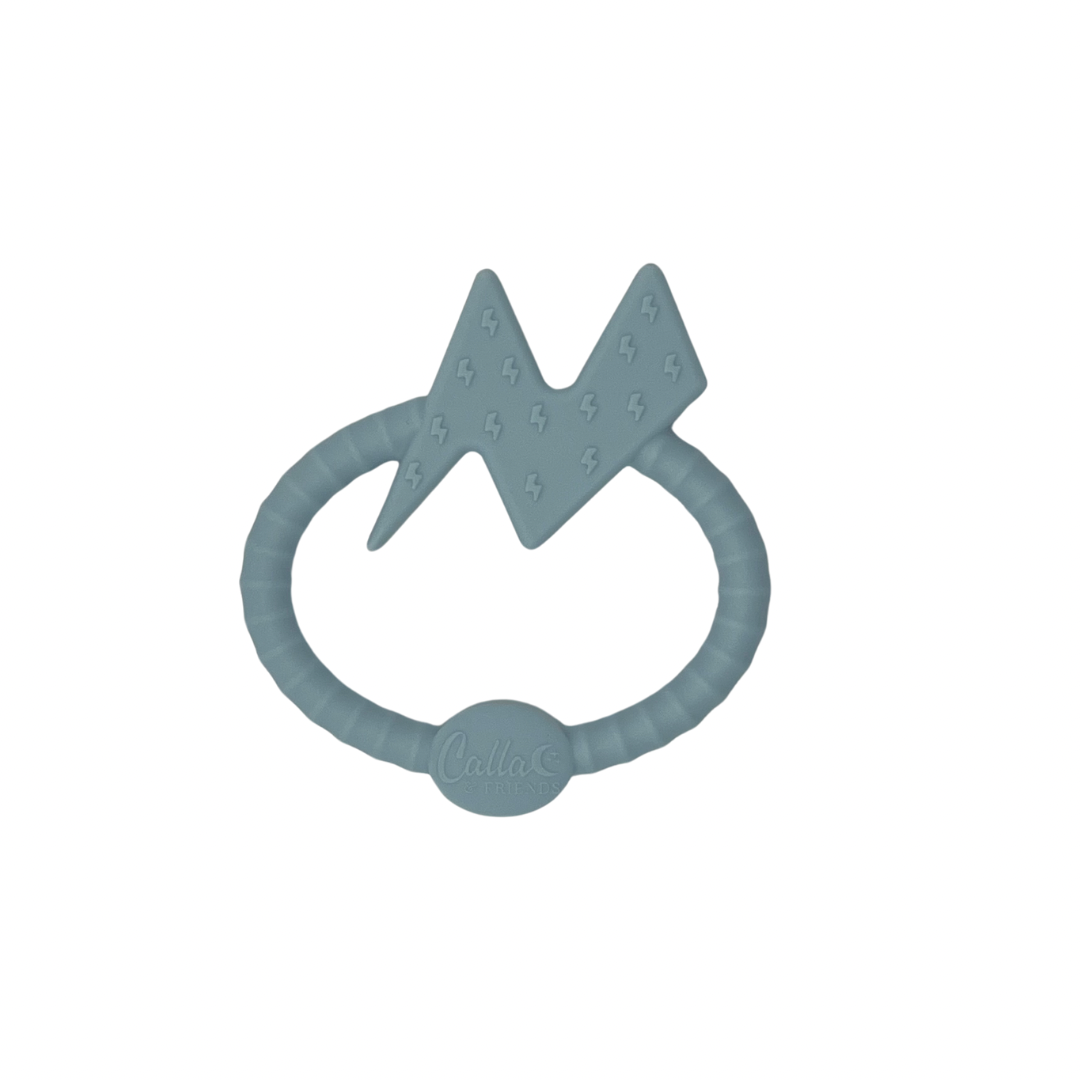 BOLT Silicone Sensory Teether: Blackout