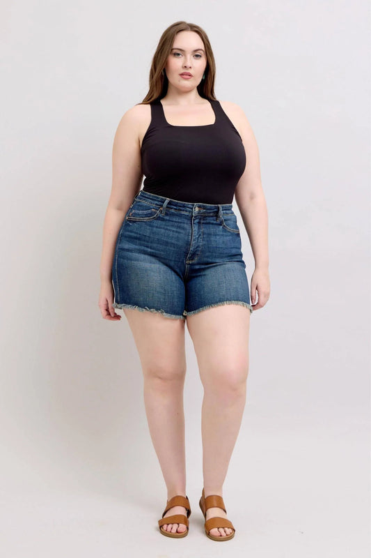 Judy Blue Dark Jean Shorts