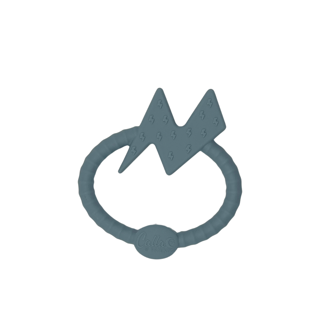 BOLT Silicone Sensory Teether: Blackout