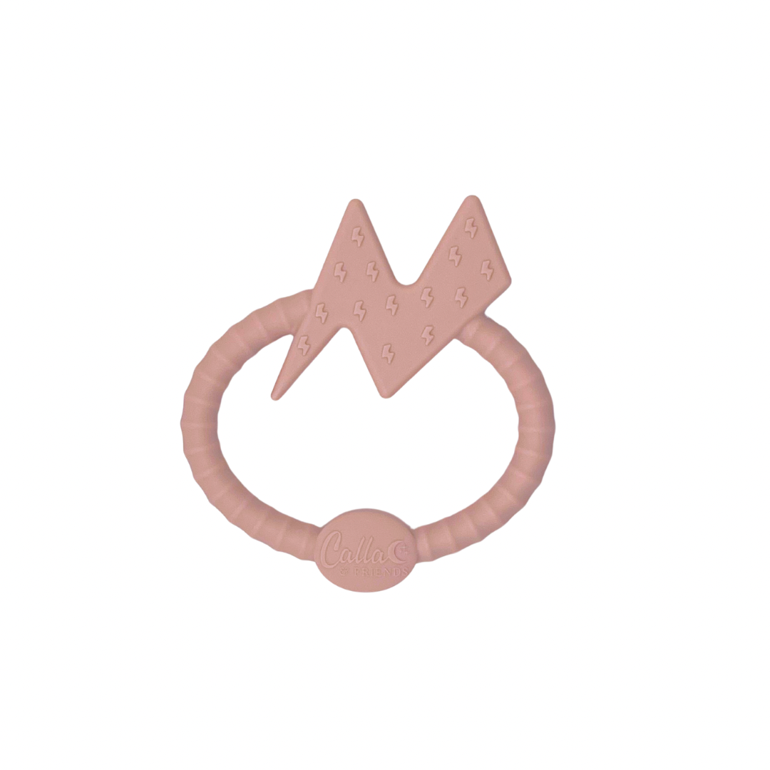 BOLT Silicone Sensory Teether: Blackout