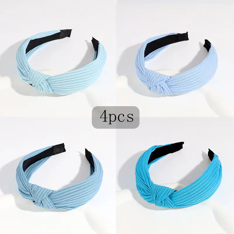 Knotted Solid Color Headbands