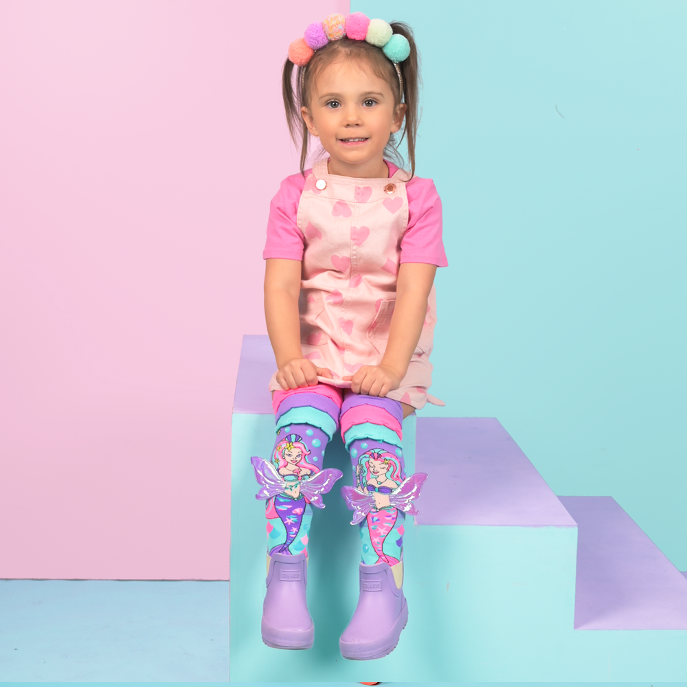 MERMAID VIBES SOCKS: Toddler Age 3 - 5