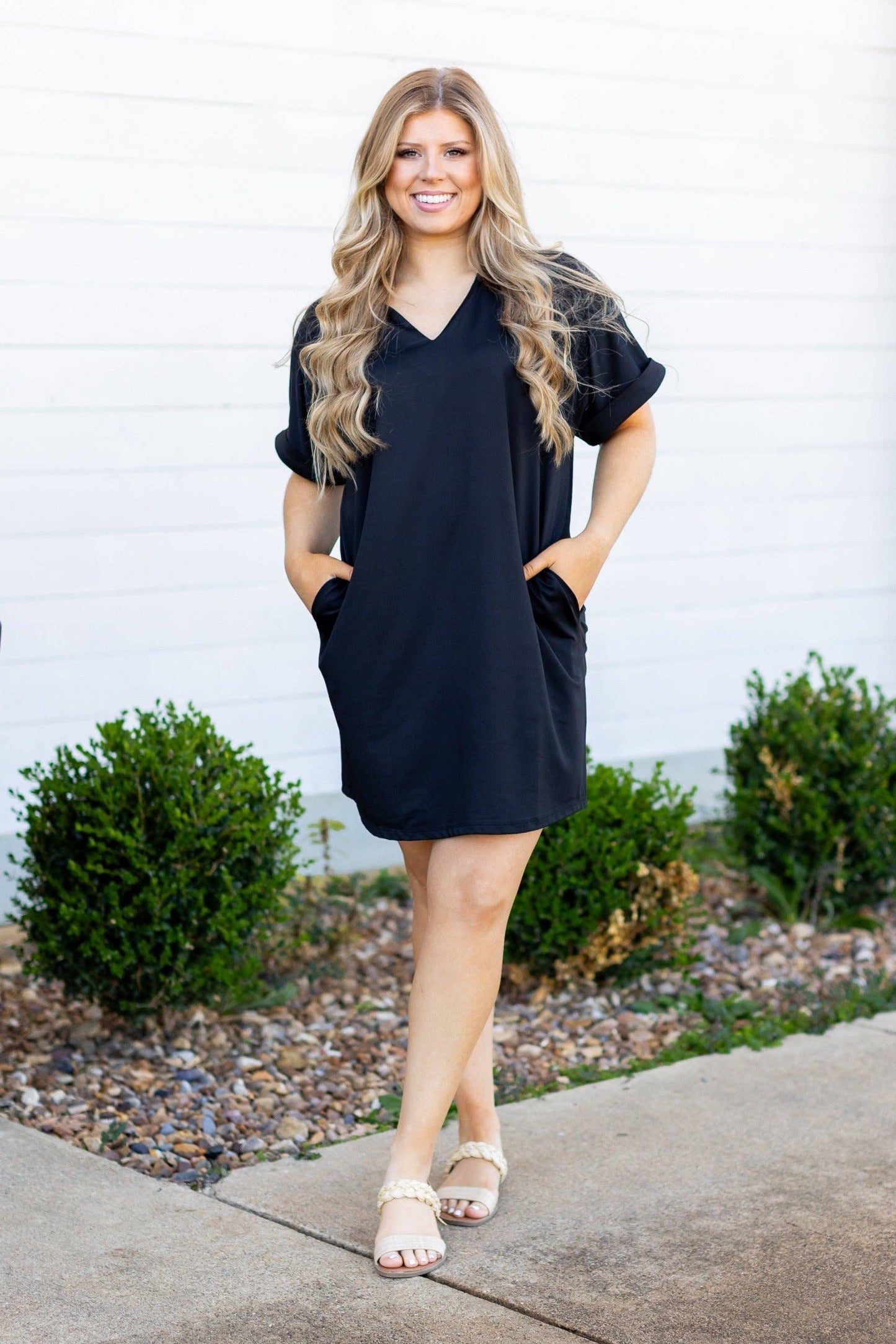 The Cara Dress, Black: Black