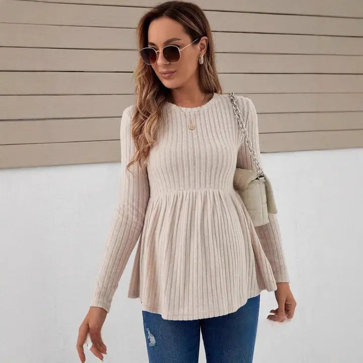 Bump Friendly Maternity Long Sleeve T-Shirt