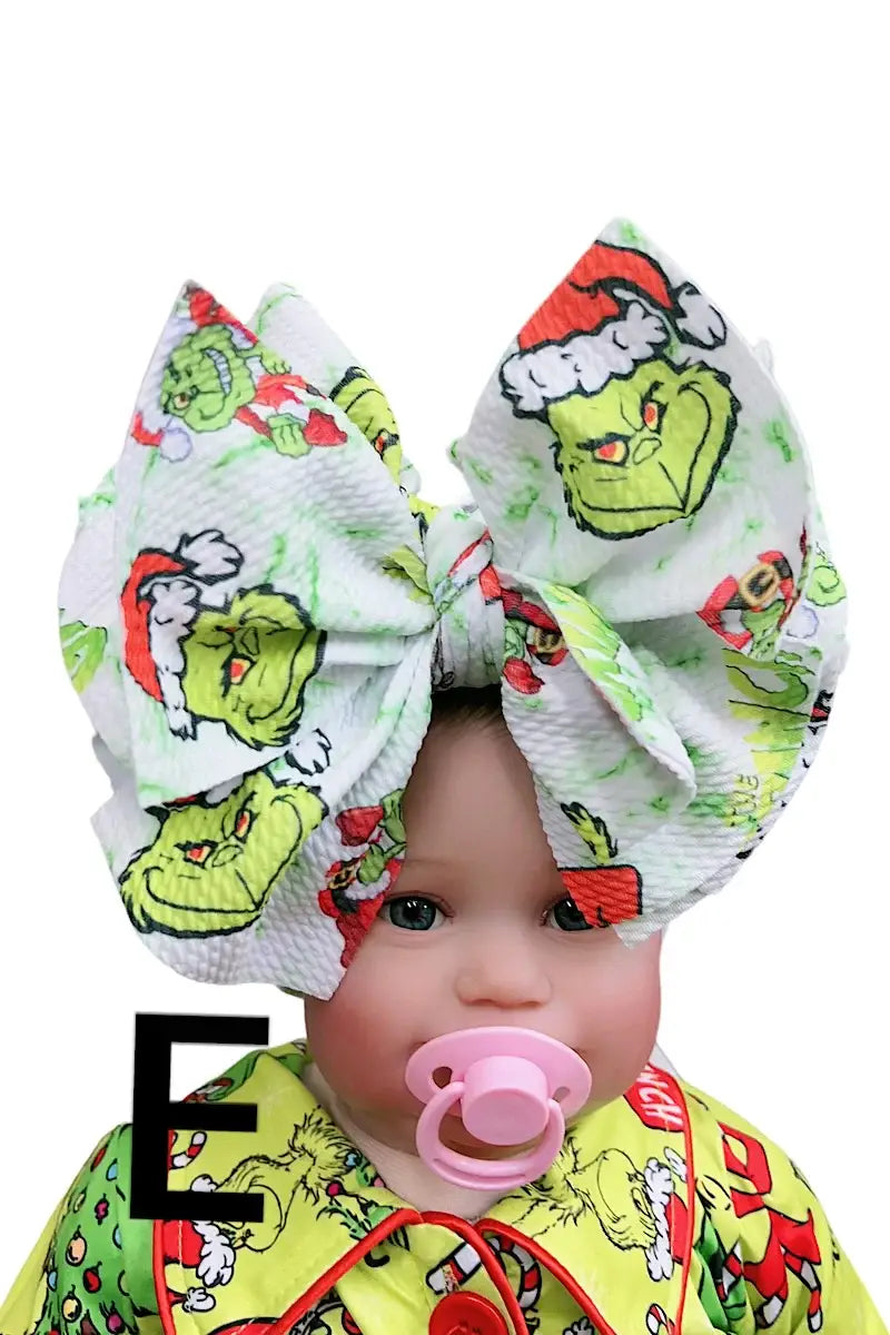 BIG TASSEL MR.GRINCH HEADBAND