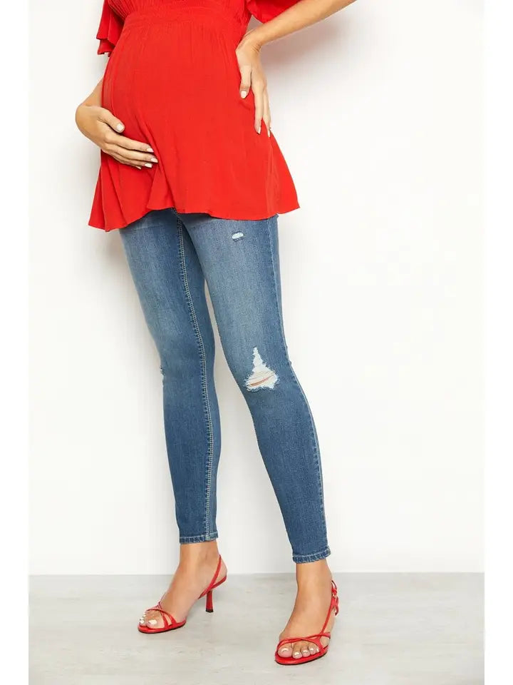 1822 Denim Maternity Ankle Skinny Jeans