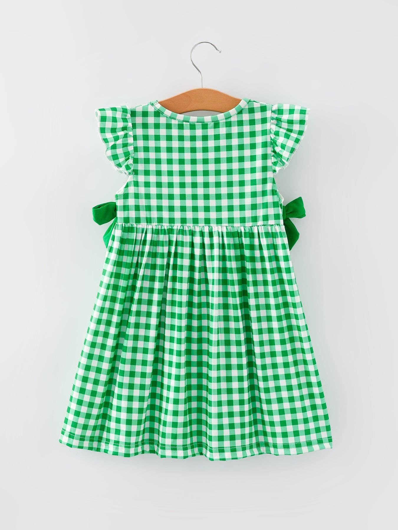 St. Patrick's Day Girls Smocking Embroidery Dress