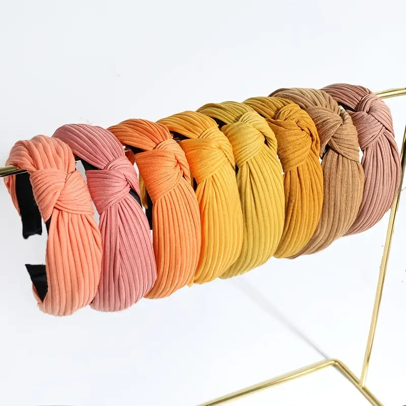 Knotted Solid Color Headbands