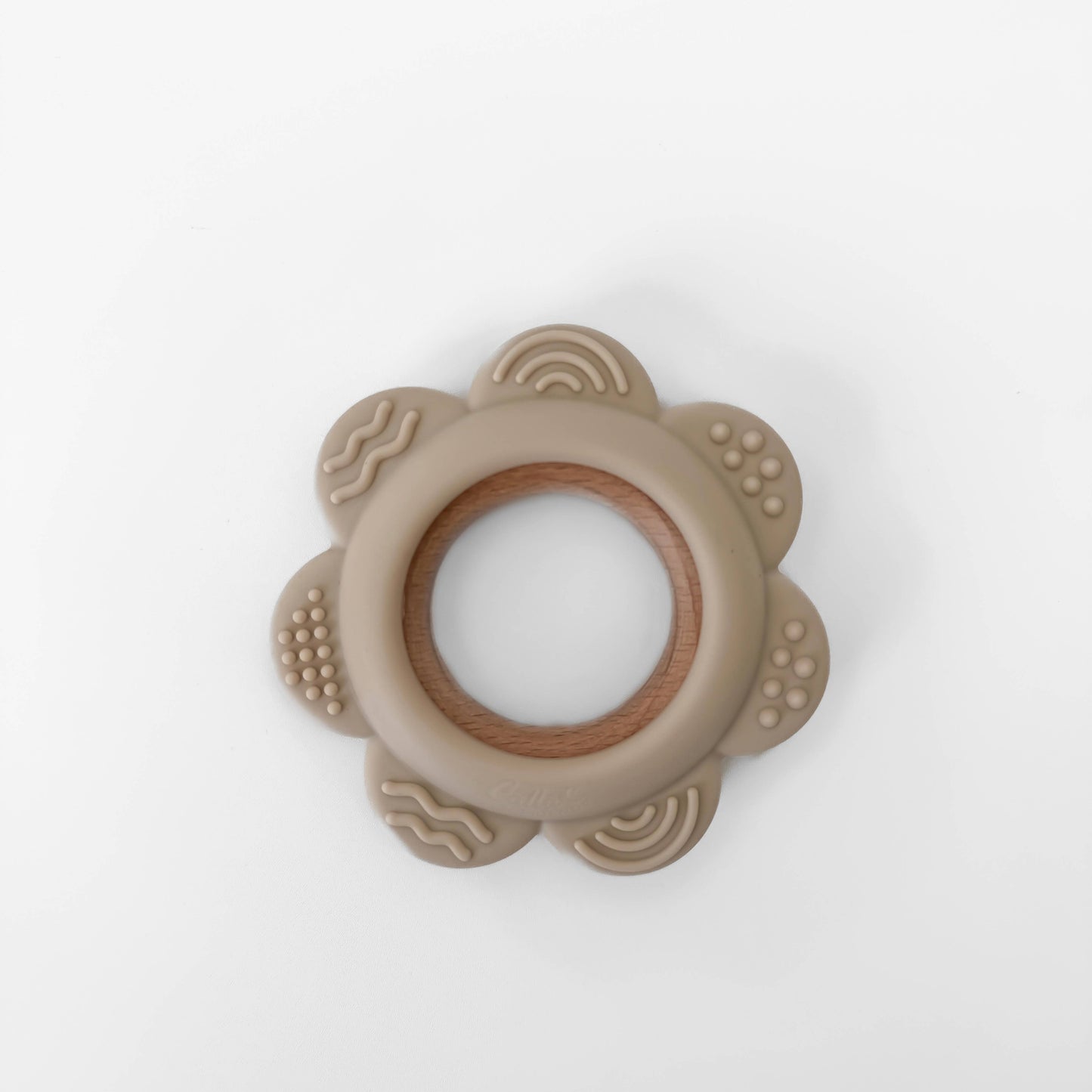 Garden Party Teether Collection - Flower: Slate Blue