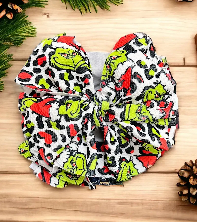 BIG TASSEL MR.GRINCH HEADBAND