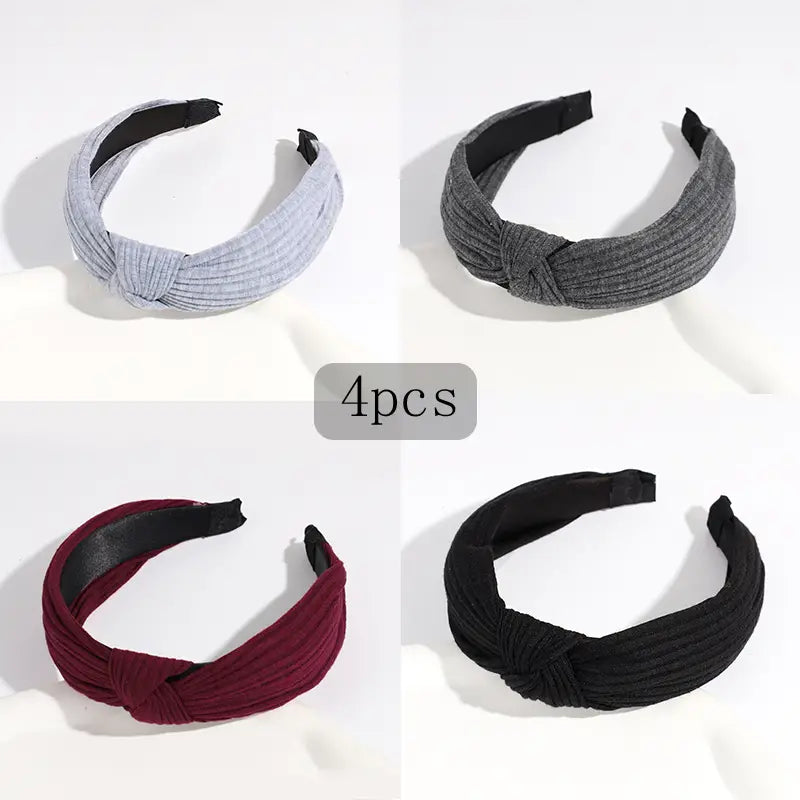 Knotted Solid Color Headbands