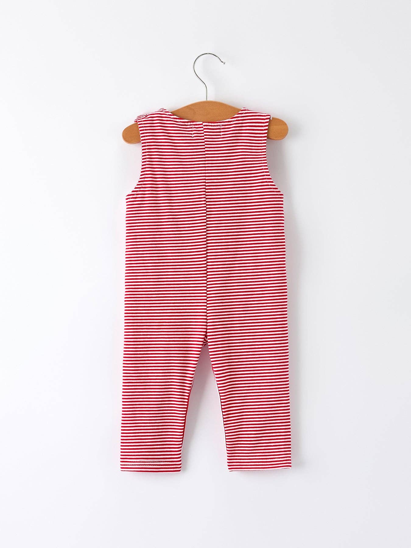 Holiday Baby Boy Romper with Embroidered Christmas Lights