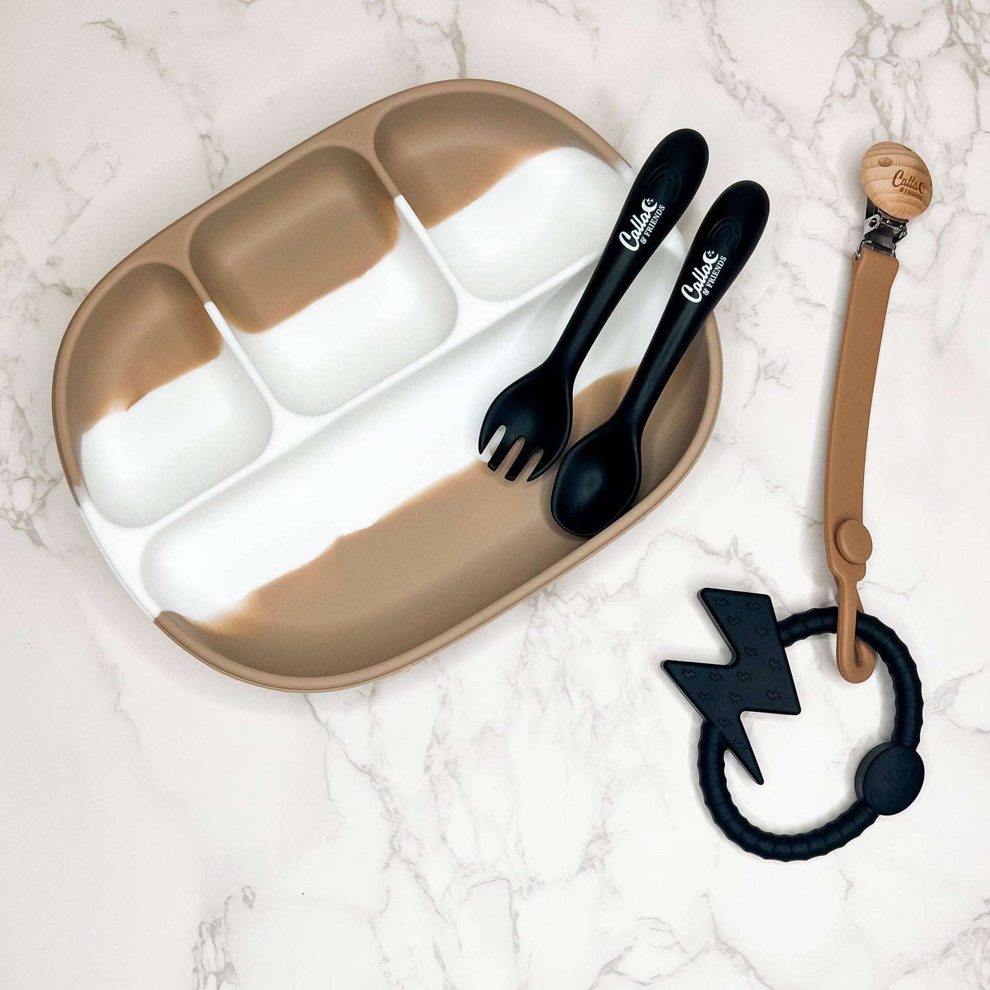 BOLT Silicone Sensory Teether: Blackout