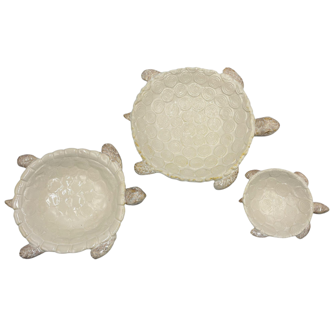 Medium Ceramic Turtle Bowl Spring Home Décor