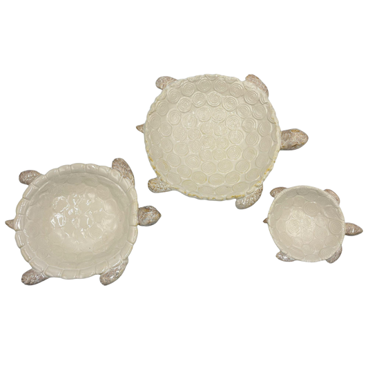 Large Ceramic Turtle Bowl Spring Home Décor