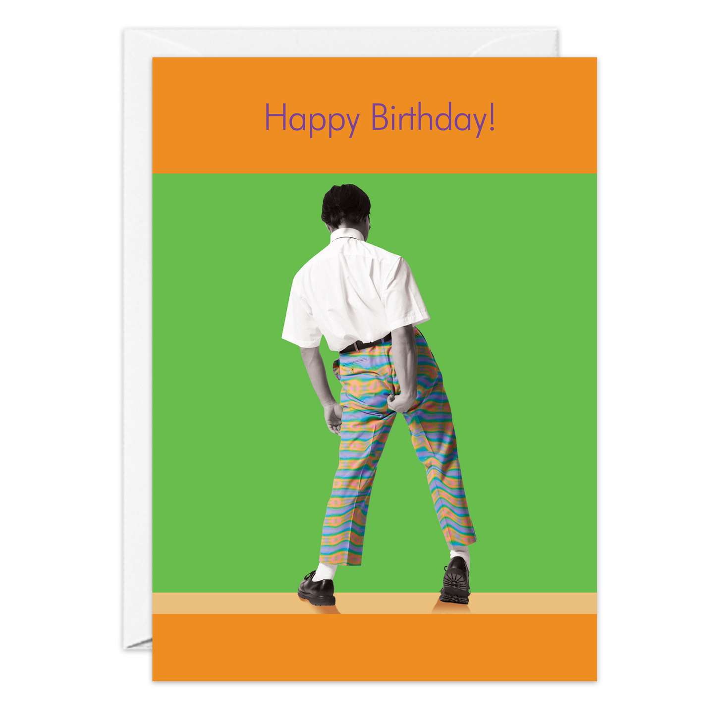 Crept Up Birthday Card