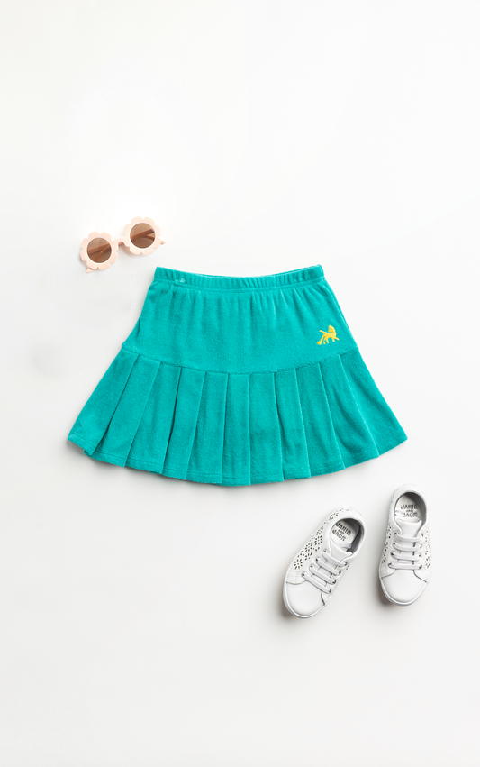 Tennis Skort: Sea Green