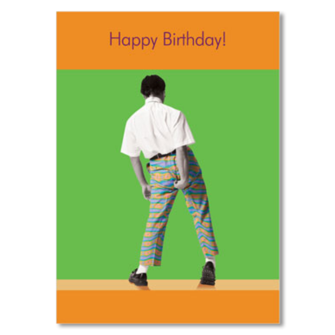 Crept Up Birthday Card