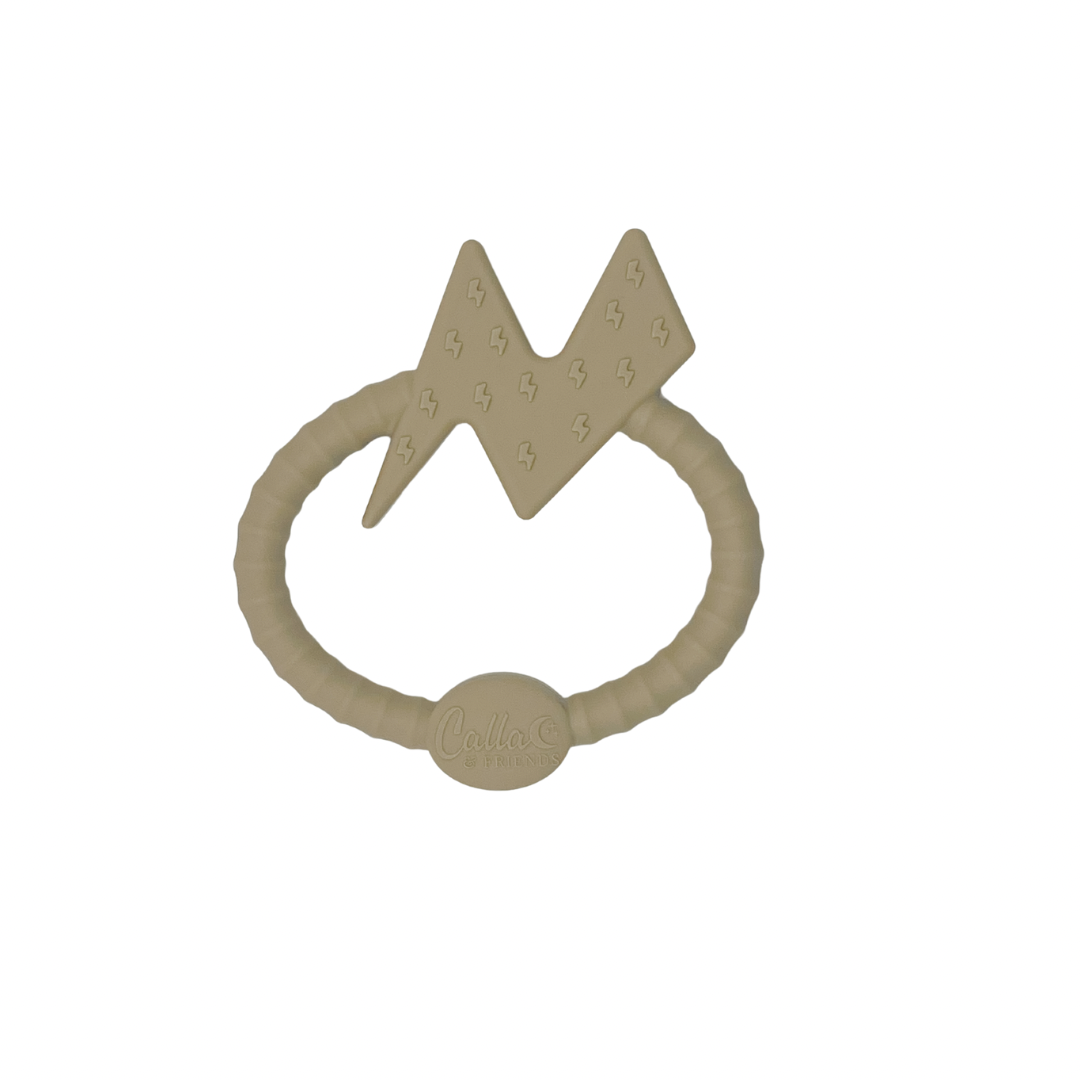 BOLT Silicone Sensory Teether: Blackout