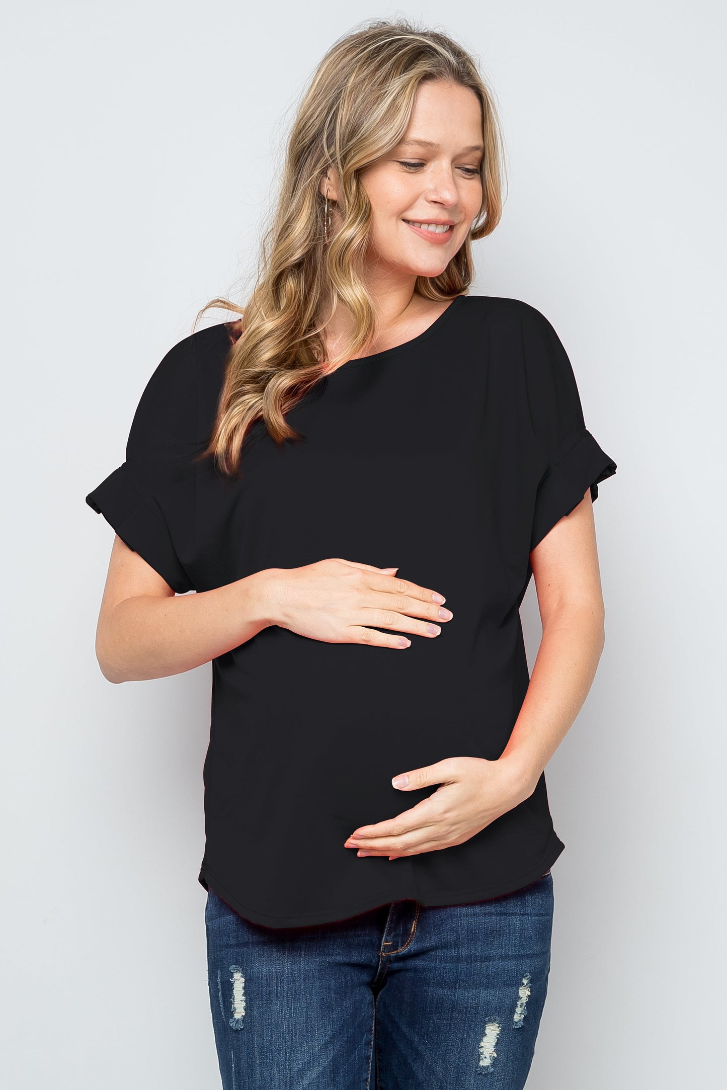 Maternity Oversized Casual Top