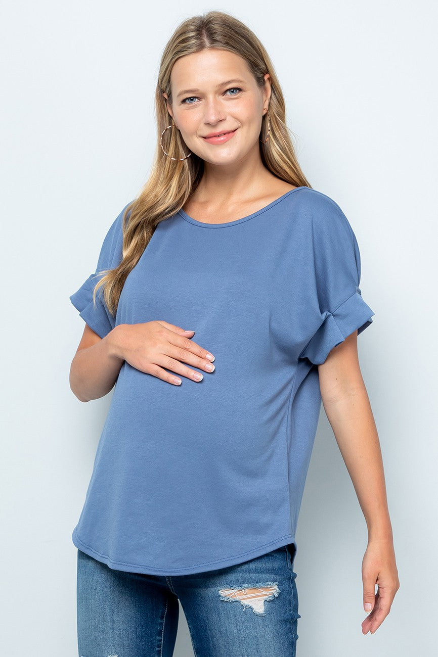 Maternity Oversized Casual Top
