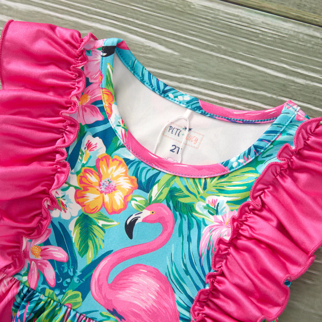 Flamingo Garden Dress P+L