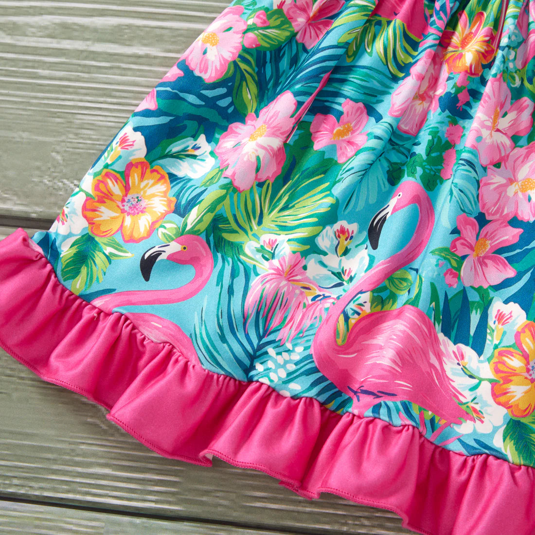 Flamingo Garden Dress P+L