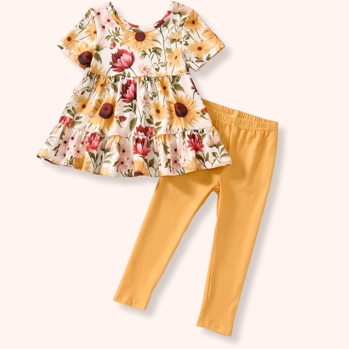 Pete + Lucy Rustic Sun Short Sleeve Pant Set