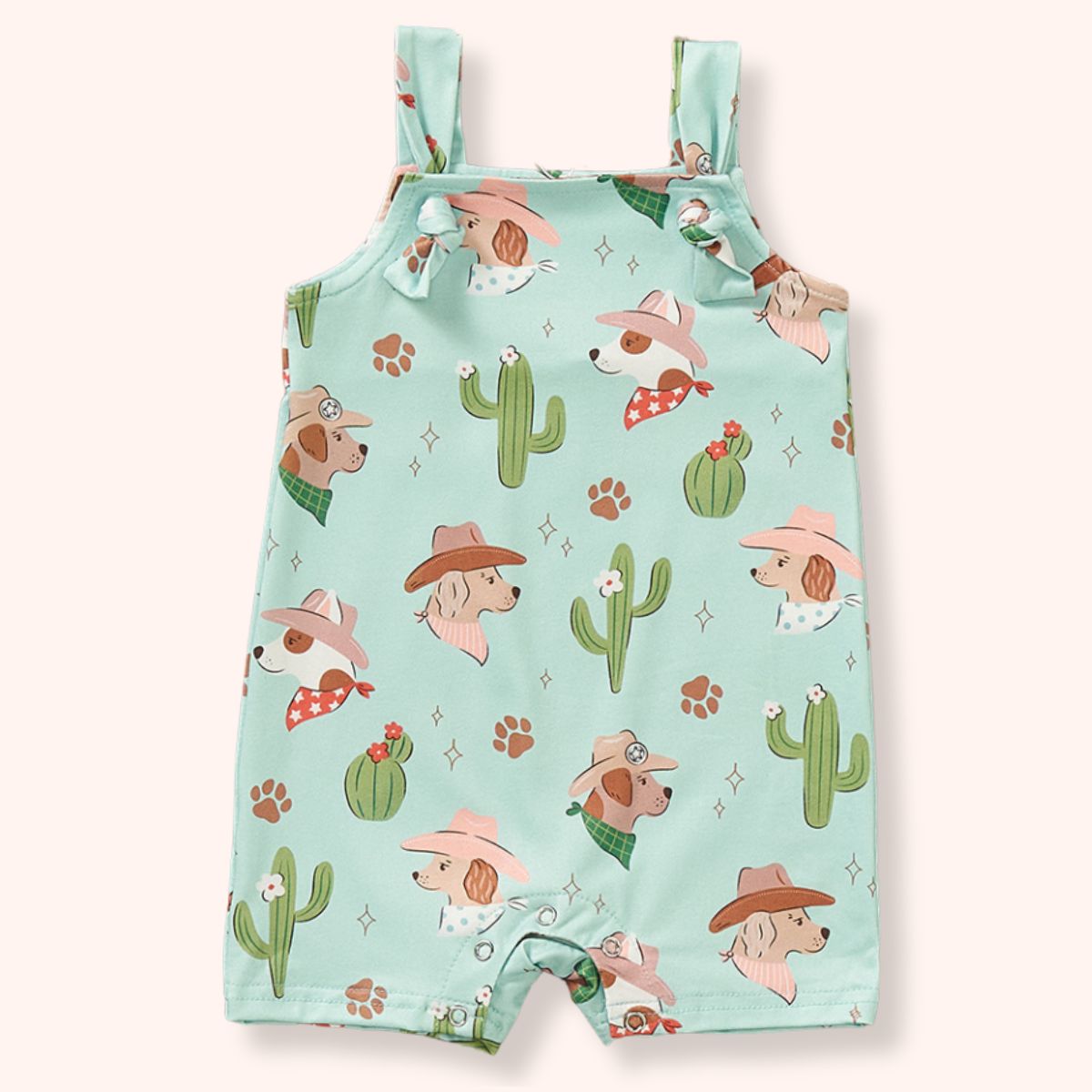 Pete + Lucy Howdy Hounds Unisex Romper