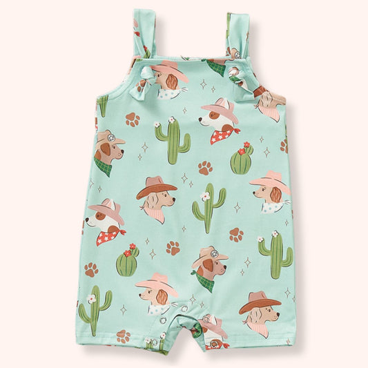 Pete + Lucy Howdy Hounds Unisex Romper